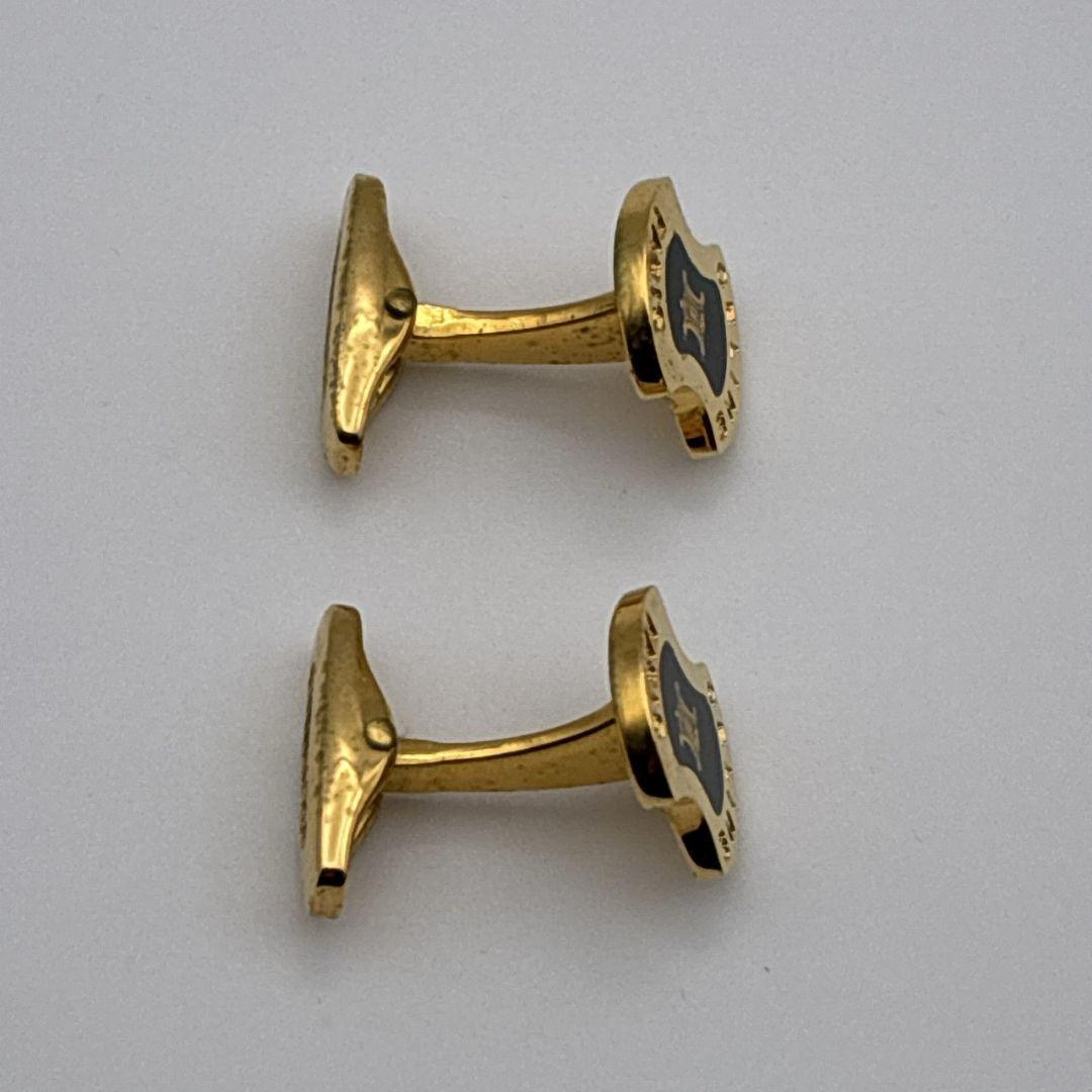 美品✨CELINE セリーヌ カフリンクス ネクタイピン マカダム トリオンフ