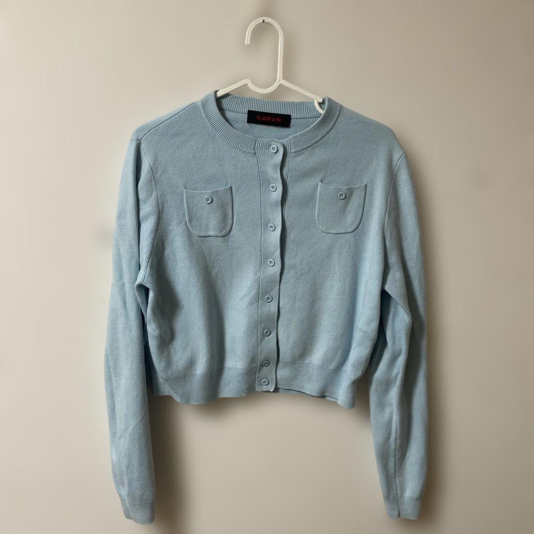 CABaN カーディガン　ブルー