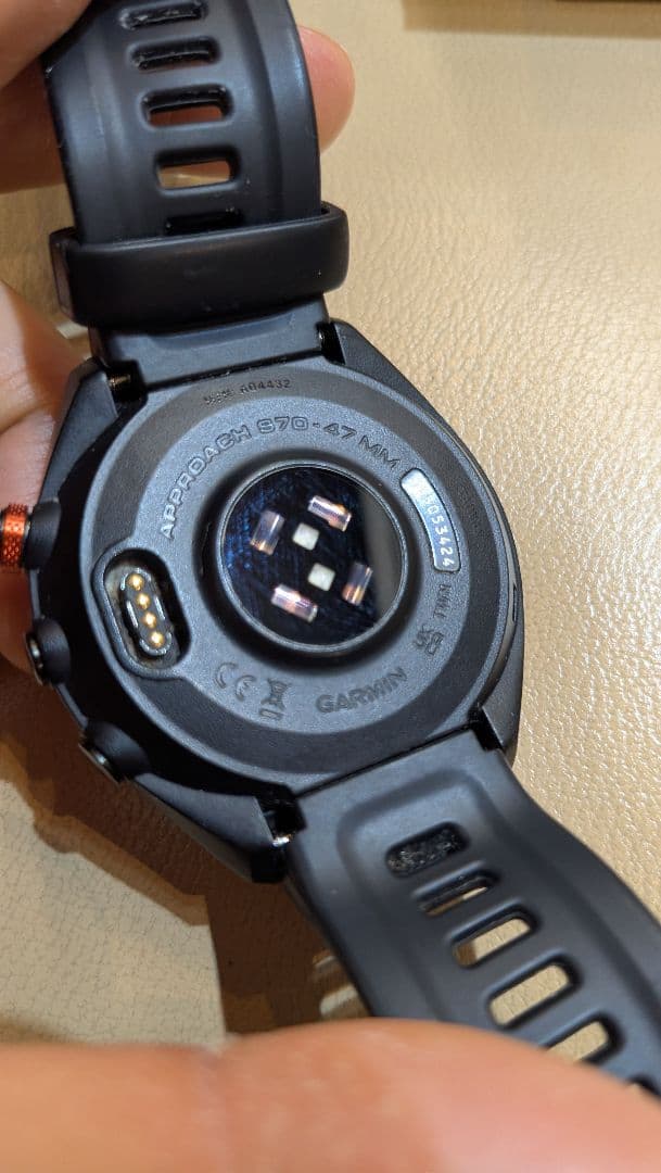 美品 ガーミン アプローチ S70 ブラック 47mm