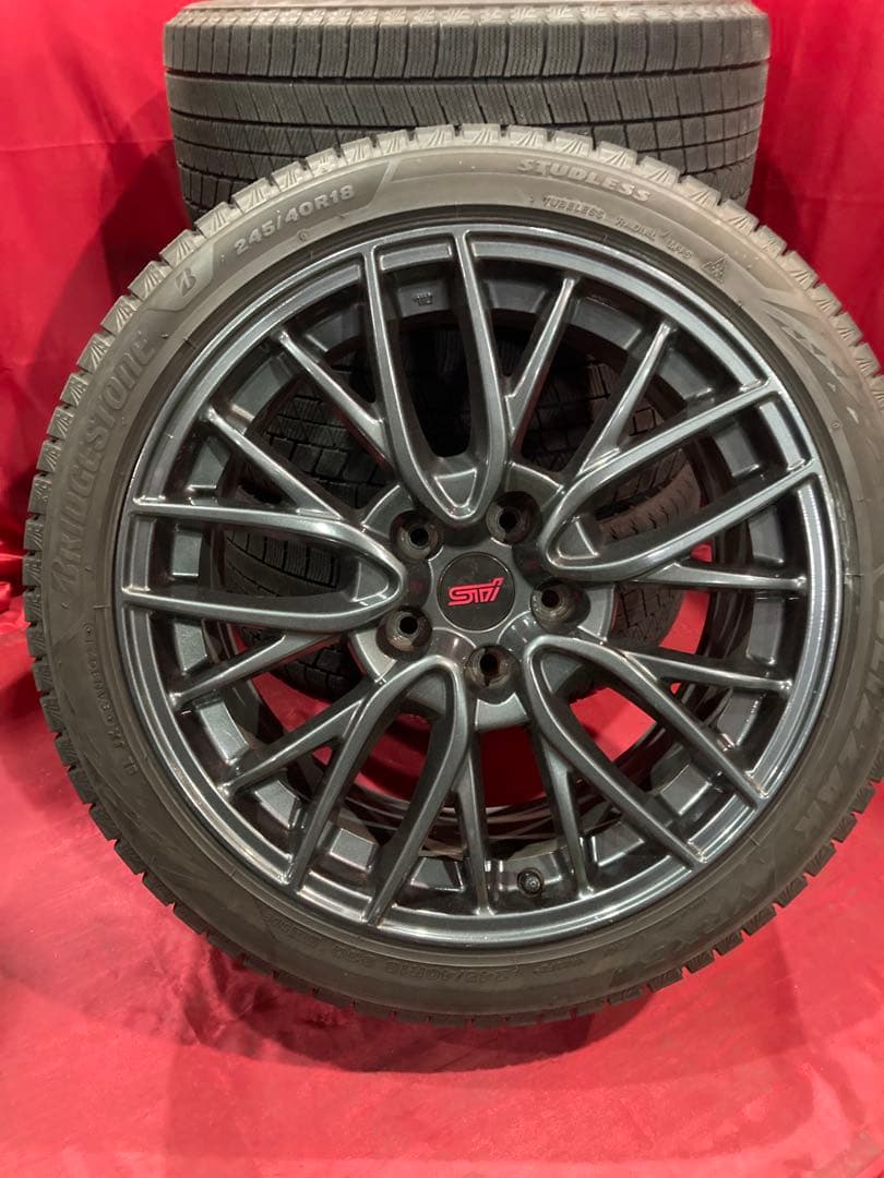 MS-1220 スバル STI純正 スタッドレスセット