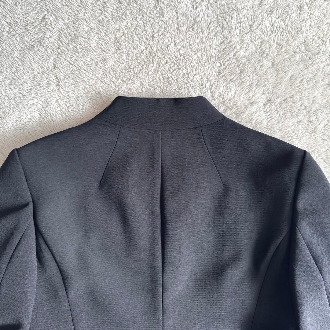 ジャケット・アウター Collarless Double Breasted Suit Jacket