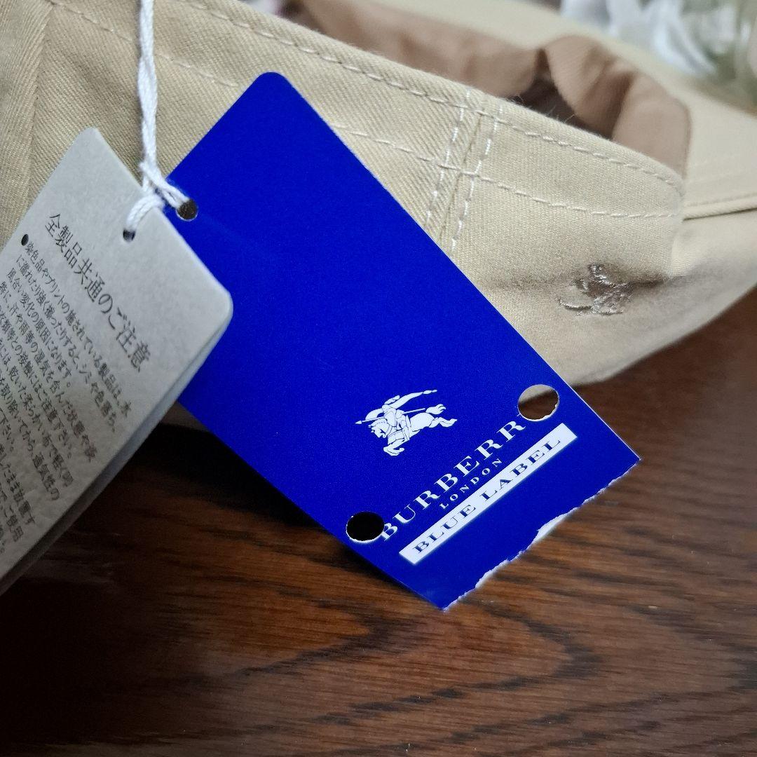 【新品】バーバリーブルーレーベル ハンチング ベージュ 57cm ユニセックス