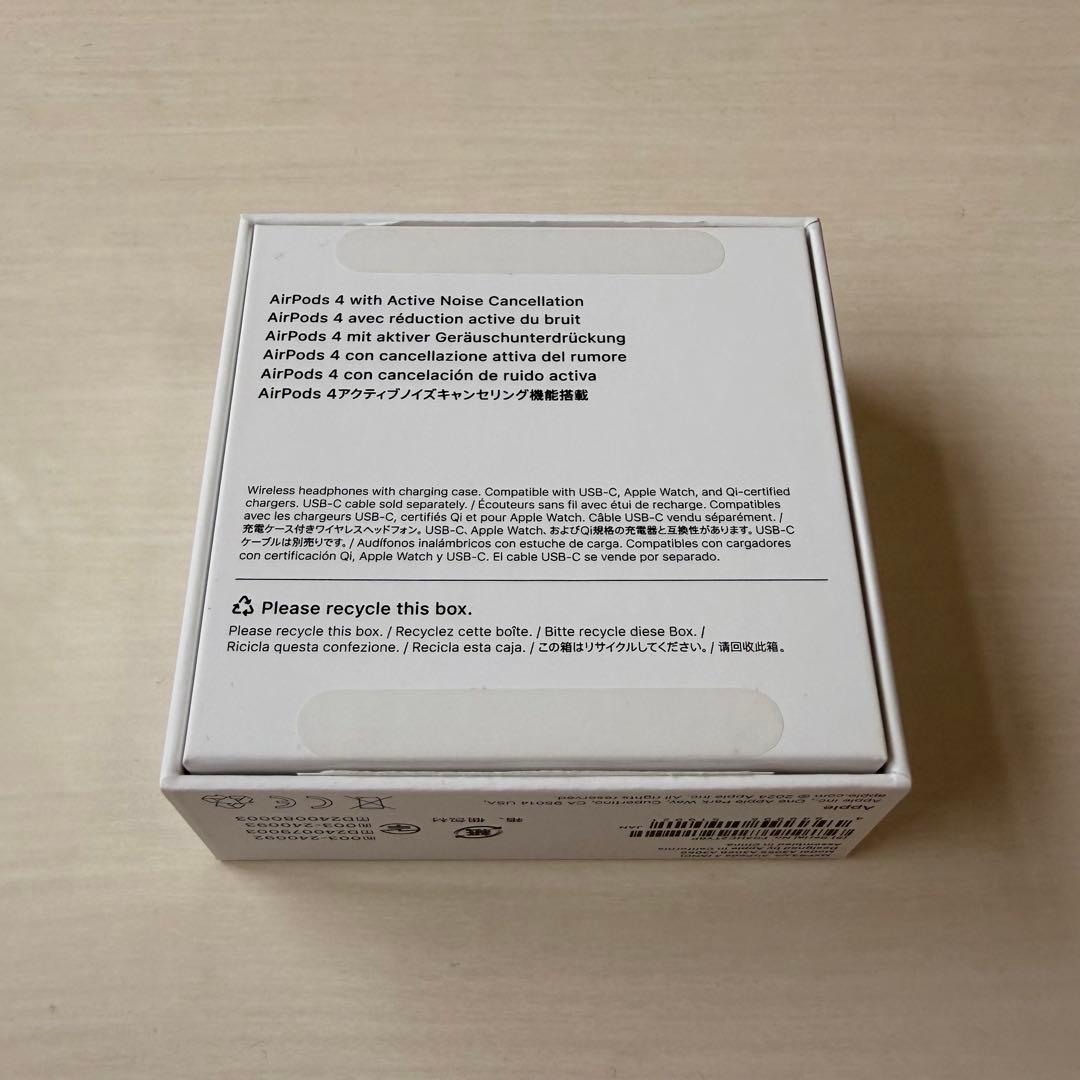 【美品】AirPods第4世代 ノイズキャンセリング
