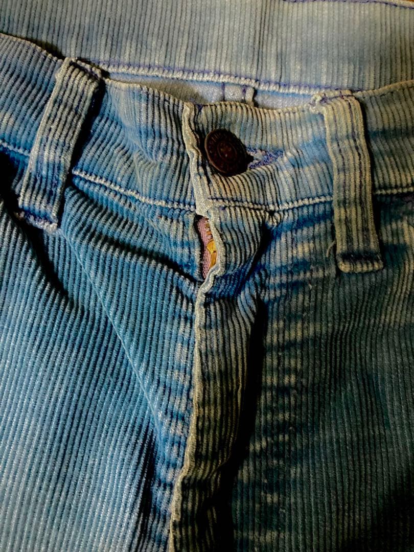 レアカラー 70's ビンテージ LEVI'S 646 コーデュロイパンツ