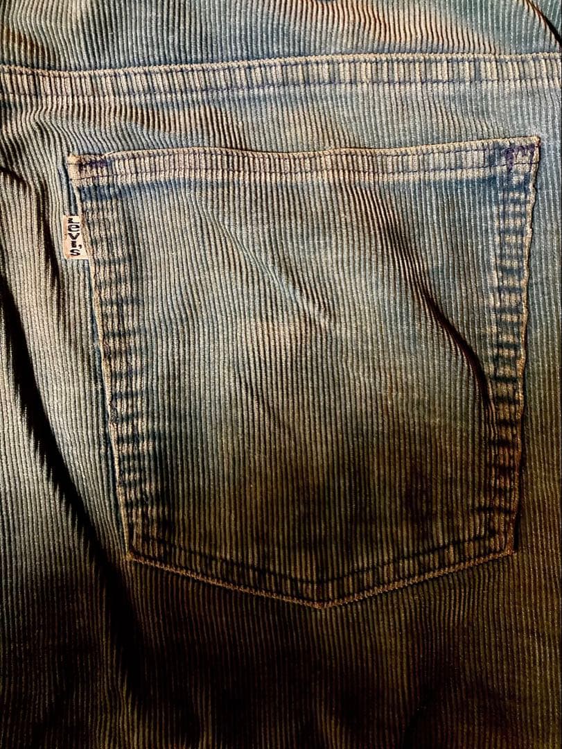 レアカラー 70's ビンテージ LEVI'S 646 コーデュロイパンツ