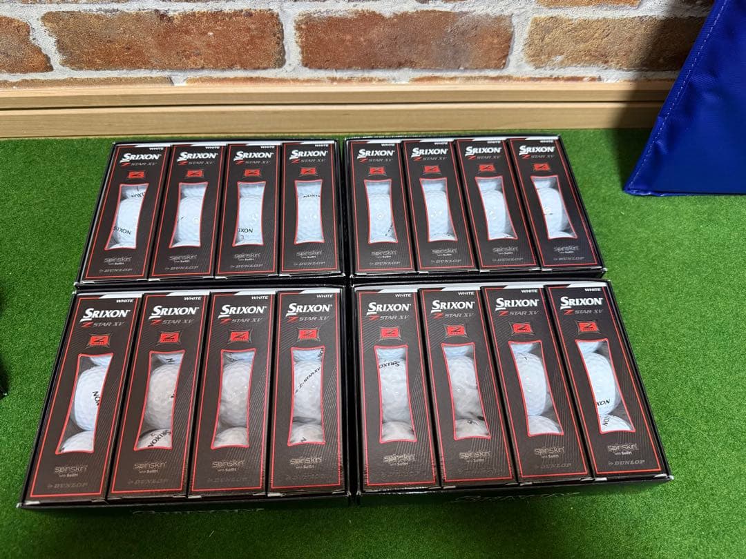 【訳あり(イニシャル入り)】SRIXON Z-STAR XV　新品4ダース