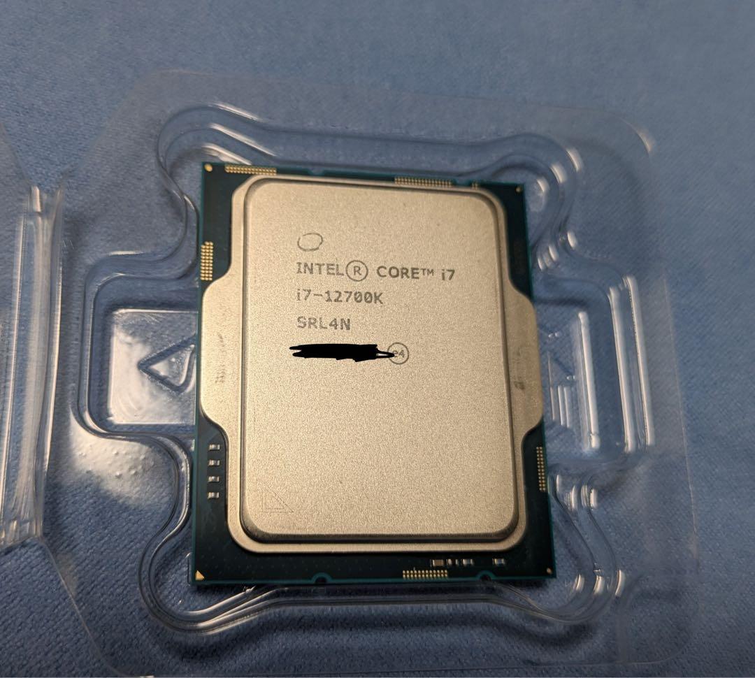 Intel i7 12700k CPU 「動作確認済み」