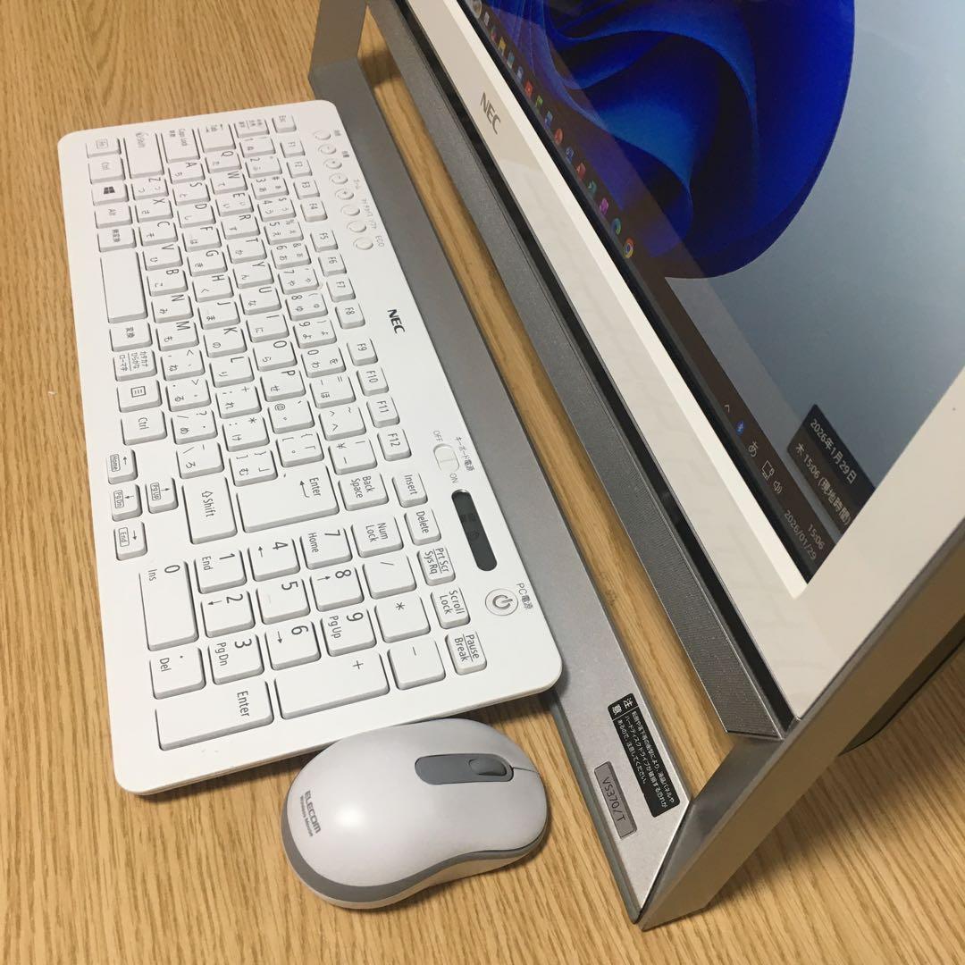 NEC Win11 地デジ 21.5' 8Gメモリ SSD カメラ Wi-Fi