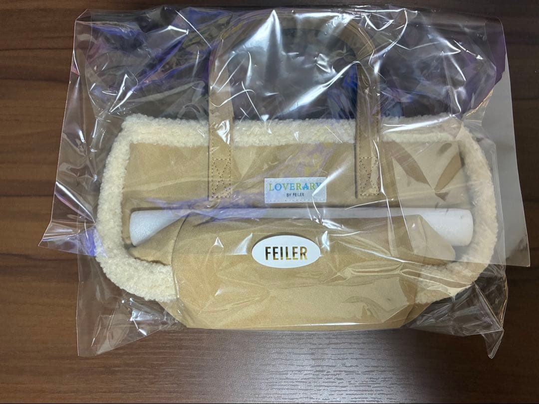 ラブラリーバイフェイラー オールドテディワッペンボアトート ポーチ