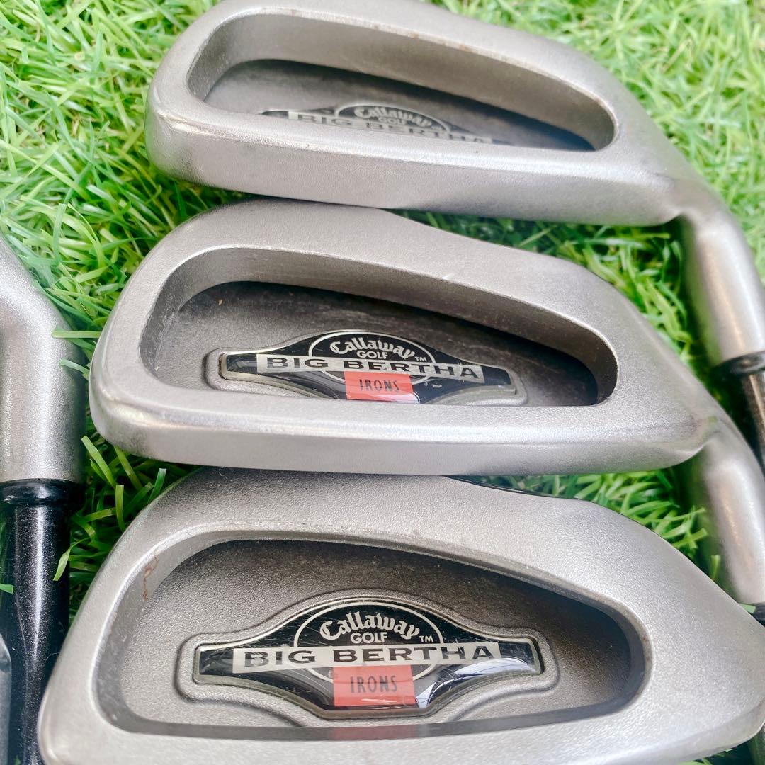 名器 9本セット キャロウェイ ビッグバーサ アイアン RCH96 FLEX R