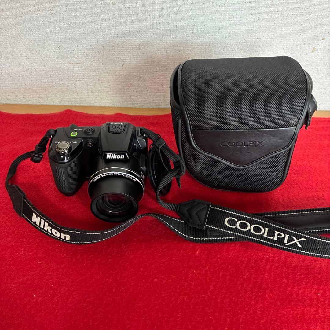 ケース付き美品　Nikon Coolpix L120 単3電池駆動