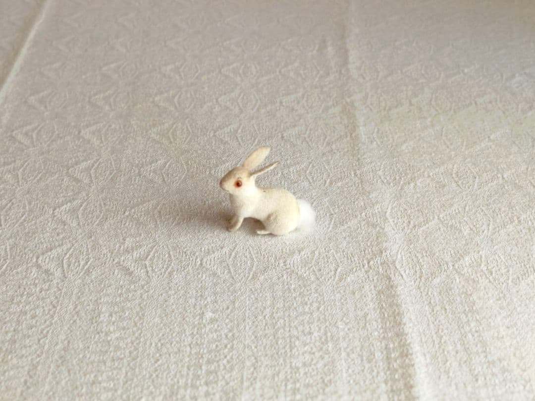 【✳︎toto✳︎さま】vintage ୨୧ 真っ白な 可愛い ウサちゃん