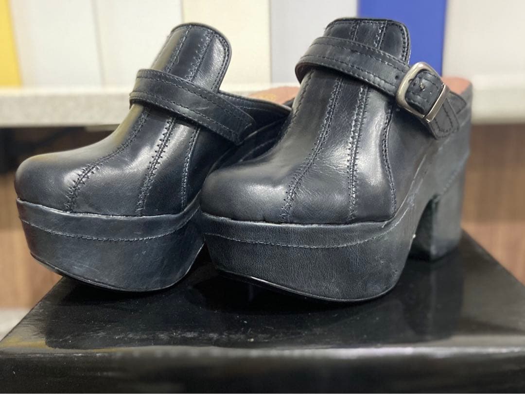 わんにゃんぷー ヨースケミュール　希少　BLACK 厚底