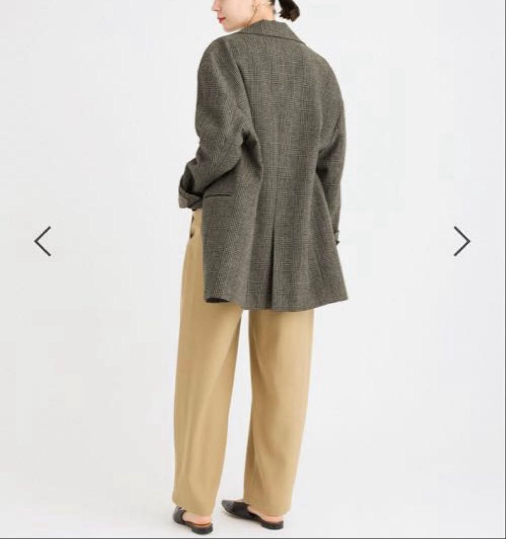 BABYLONE グレンチェックオーバージャケット