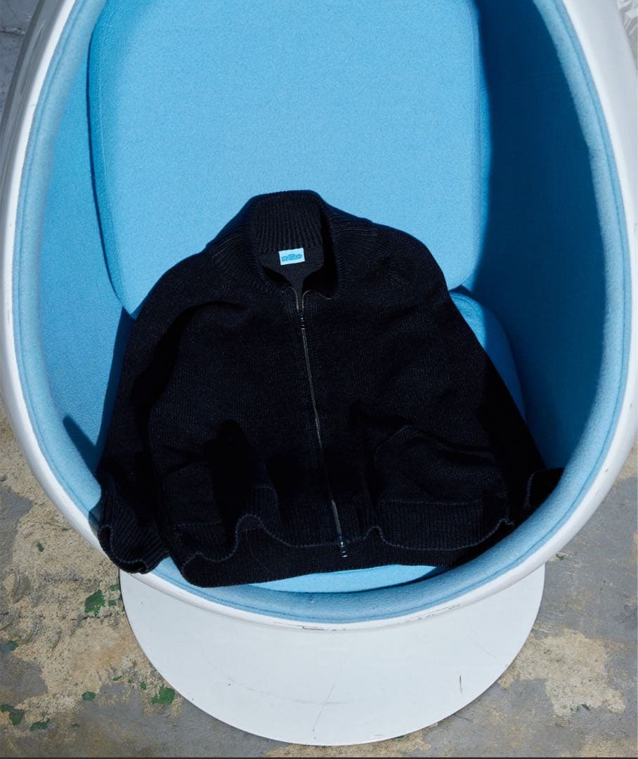 a2o ハイネックドライバーズニット　Lサイズ　ブラック