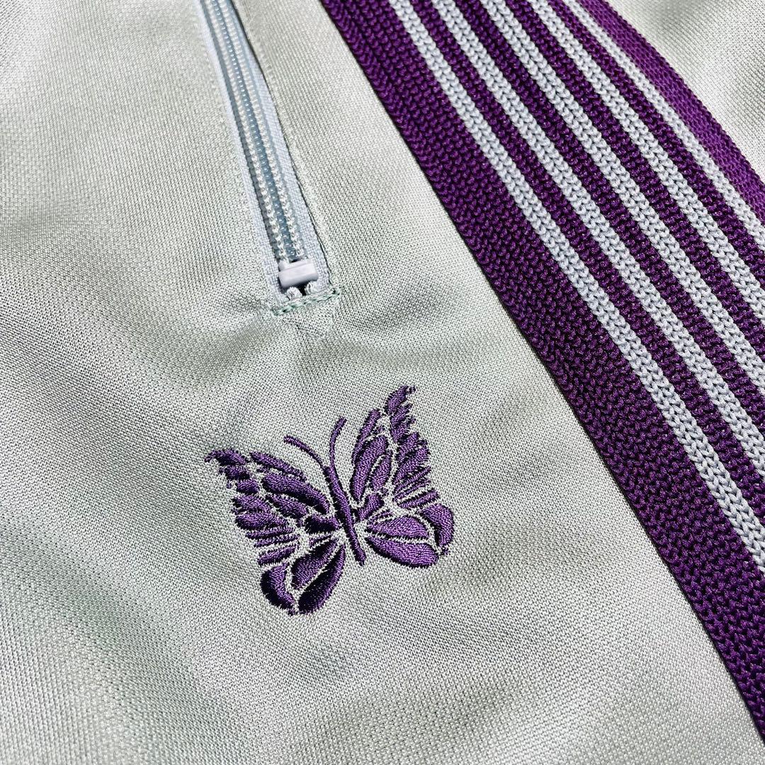 needles 25ss ヒザデルトラックパンツ サックス