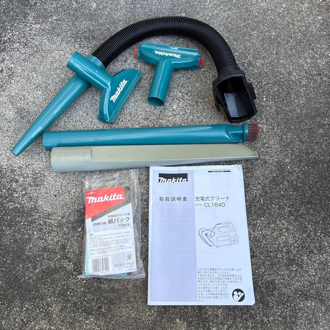 マキタ 18v コードレス掃除機　集塵機　付属品あり