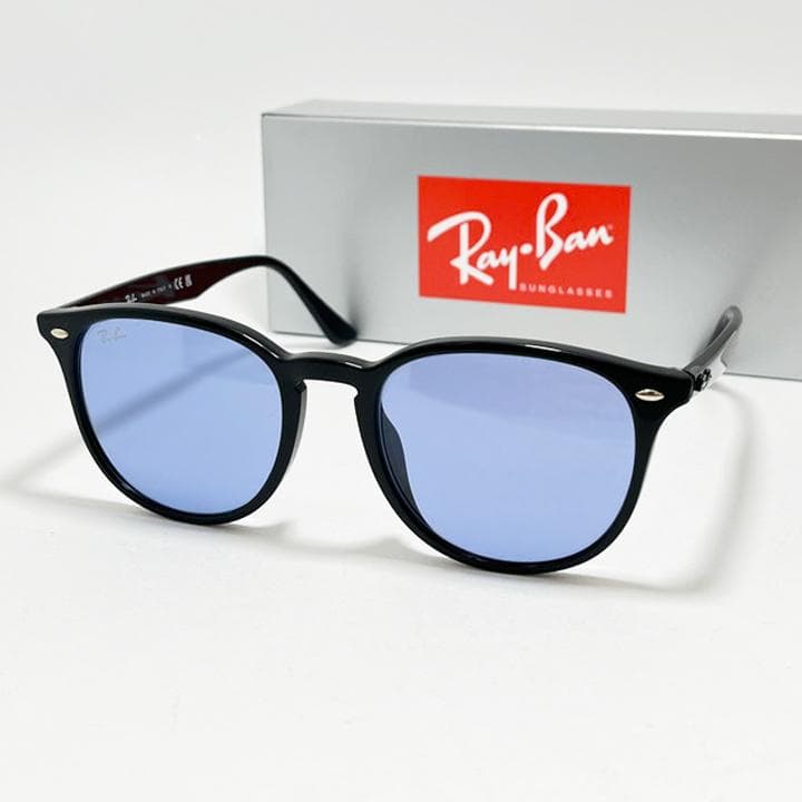 正規【RB4259F-60180】新品 レイバン ライトブルーサングラス