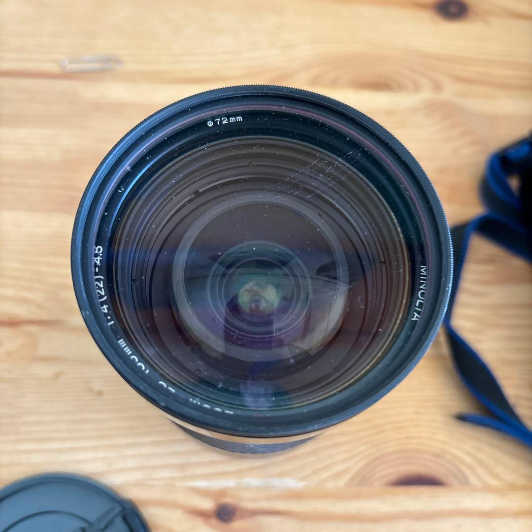 ミノルタa -7000 フィルムカメラ　ストロボ 説明書　フィルム付き