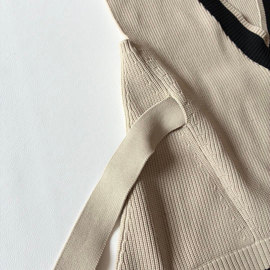 LE PHIL　ルフィル　2024年　スポンディッシュラインニット　ジレ　ベスト