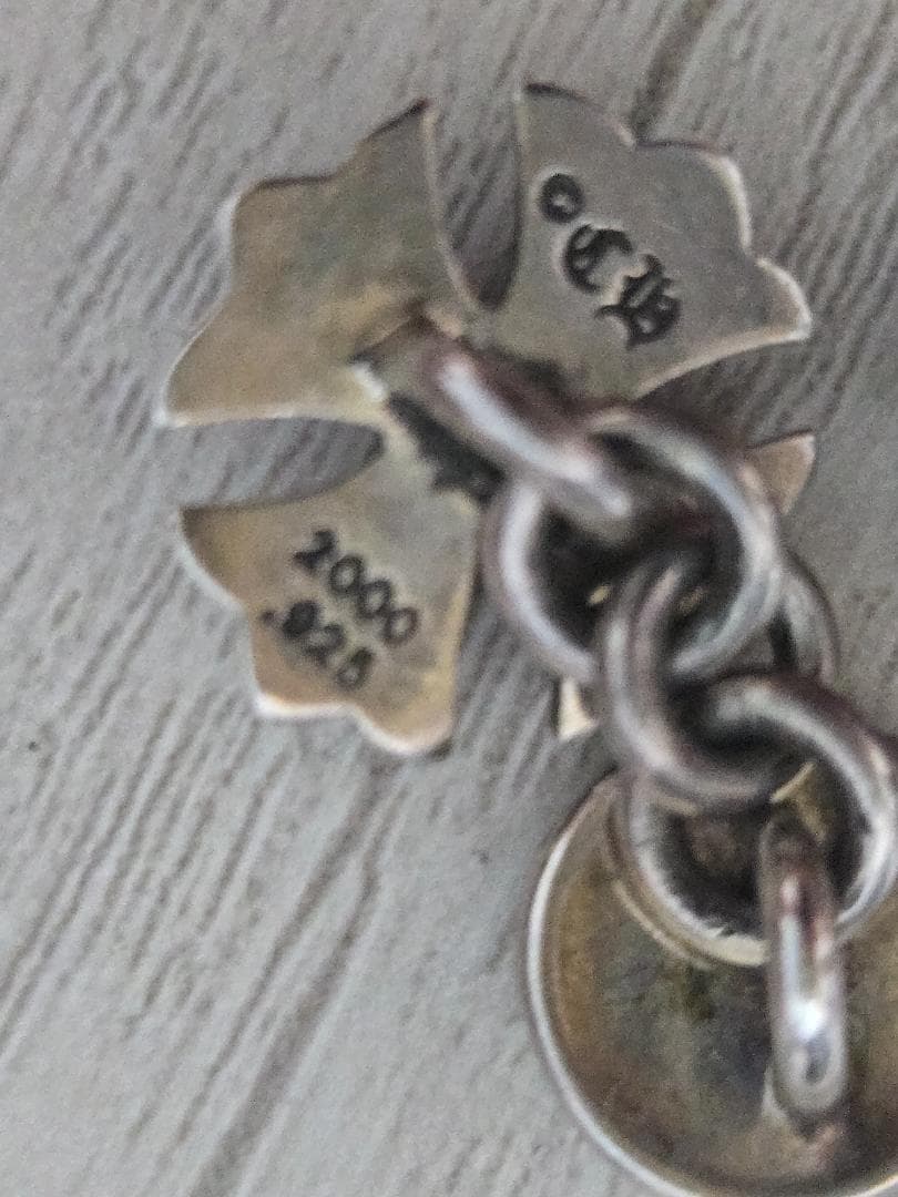 クロムハーツ　CHプラス　シルバーカフスボタン