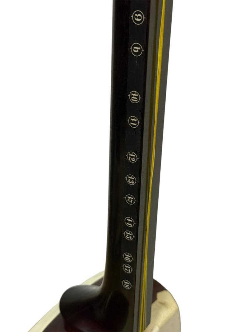 津軽三味線 東さわり 三つ折り 太棹 正寸 丸打胴 ハードケース 撥