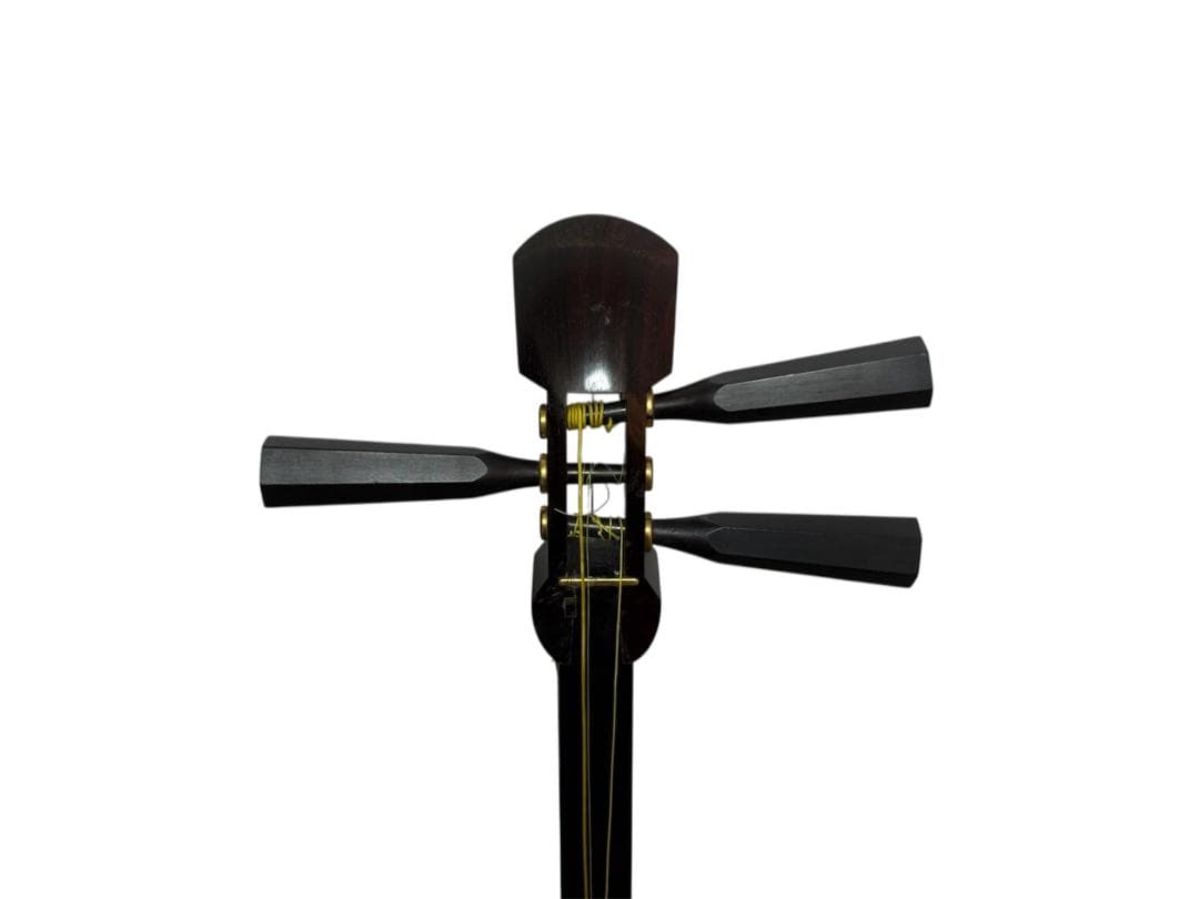 津軽三味線 東さわり 三つ折り 太棹 正寸 丸打胴 ハードケース 撥