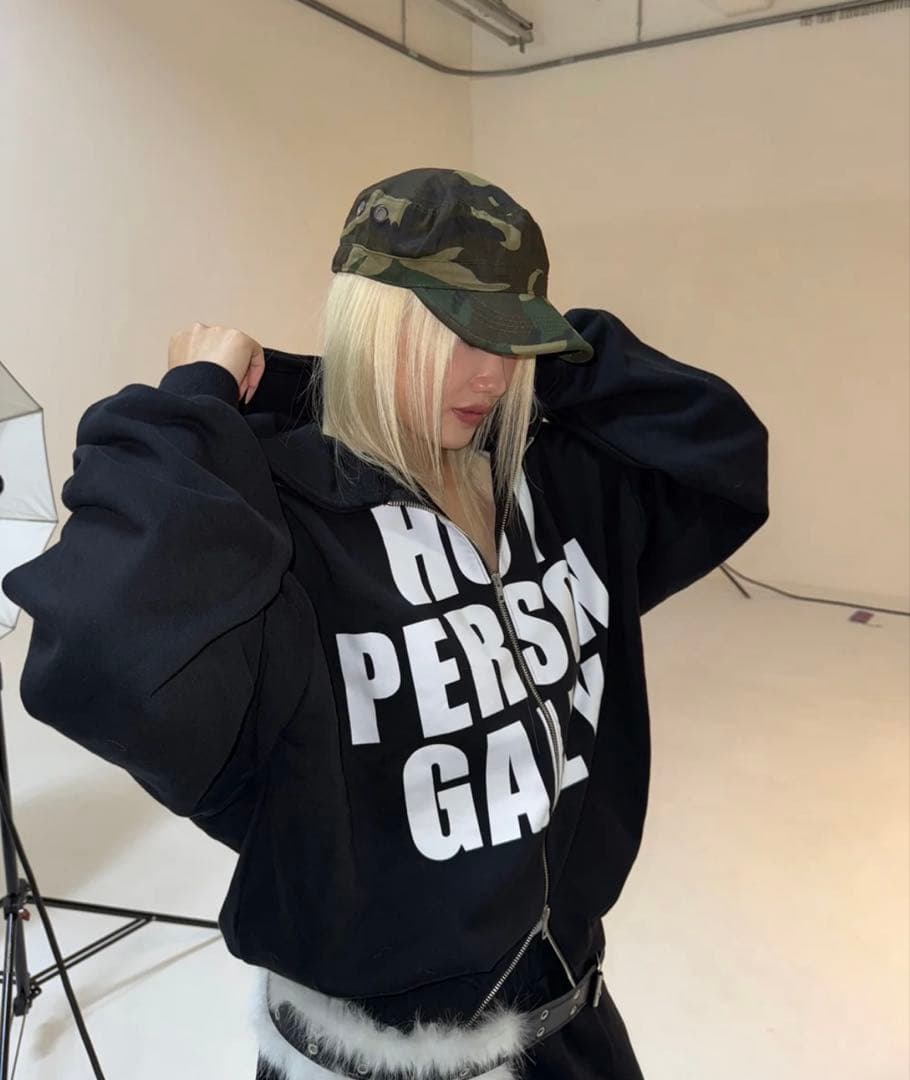 Gally Roll ダブルジップパーカー