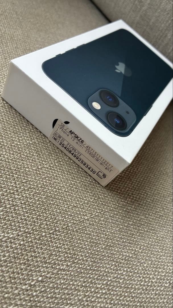 【本日限定】iPhone 13 mini 256GB SIMフリー 容量85%