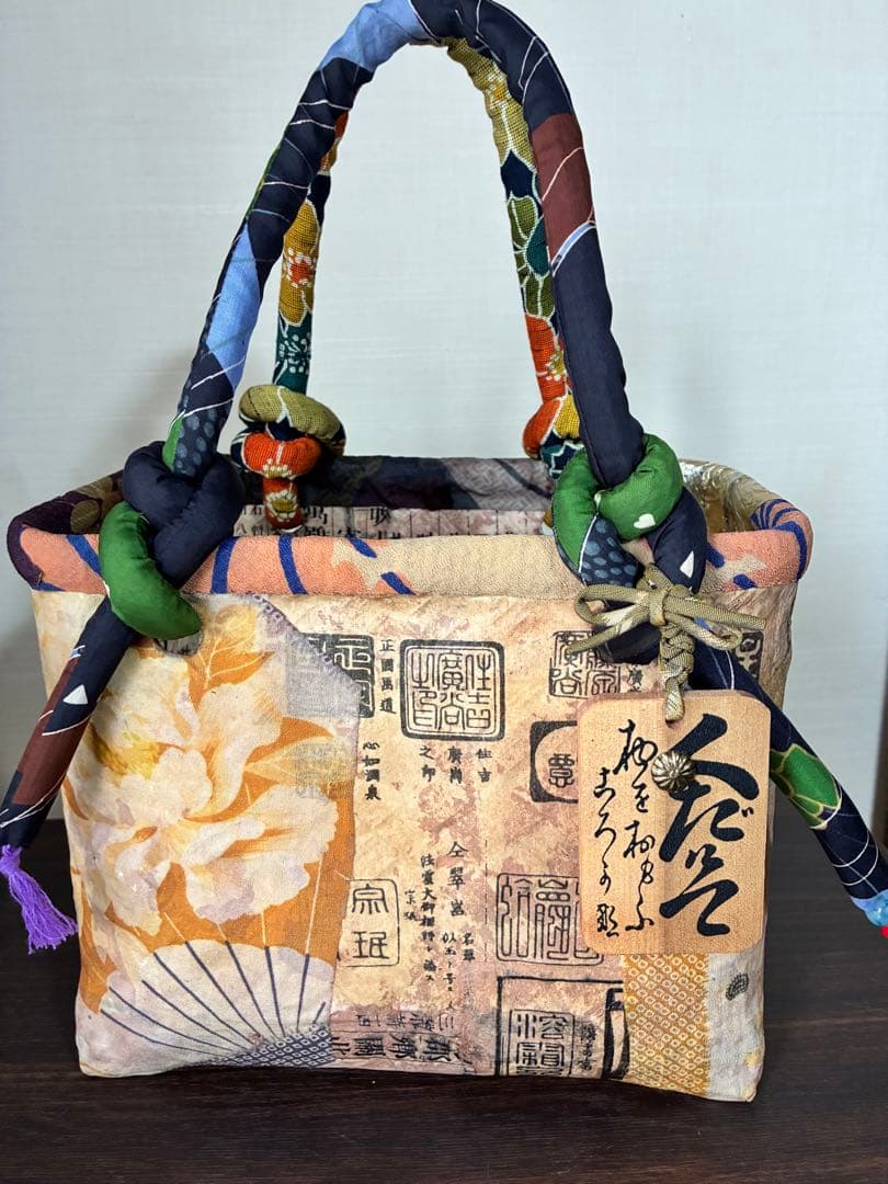 一閑張りかごバッグ（118）