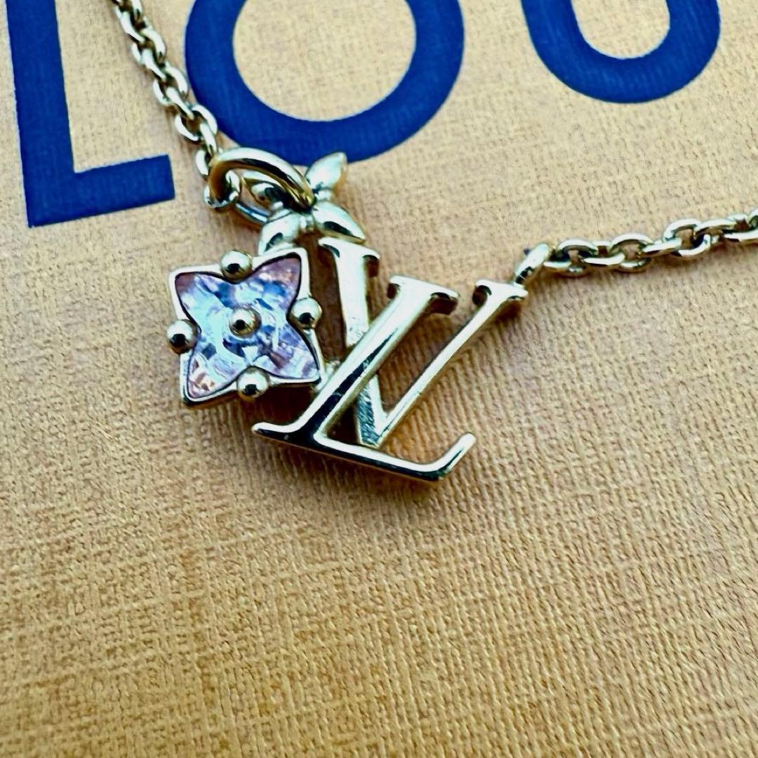 極上美品　ルイヴィトン　ルルグラム　ネックレス　ゴールド