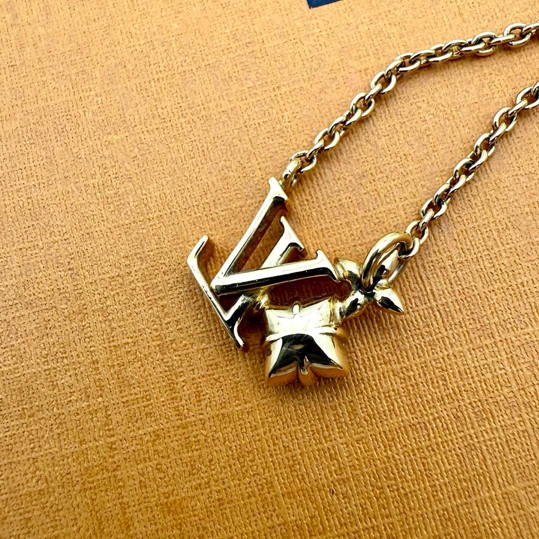 極上美品　ルイヴィトン　ルルグラム　ネックレス　ゴールド