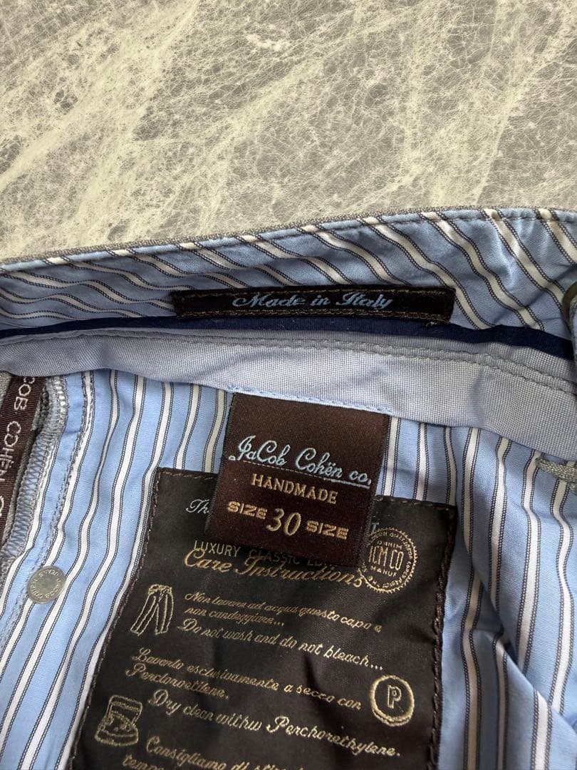 JACOB COHEN 688 ヤコブコーエン カノニコ　ウール　パンツ 30