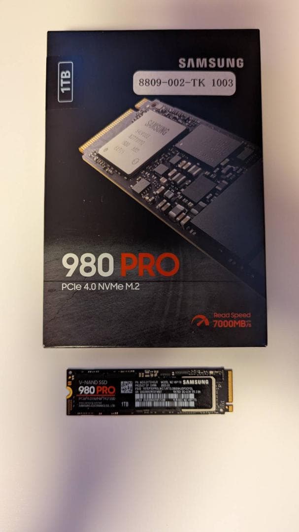 内蔵型SSD Samsung 980 PRO 1TB SSD