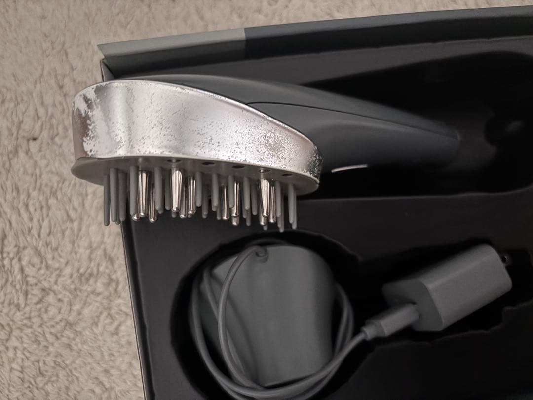 myse 美顔器 マッサージ機能付き グレー 充電器付き