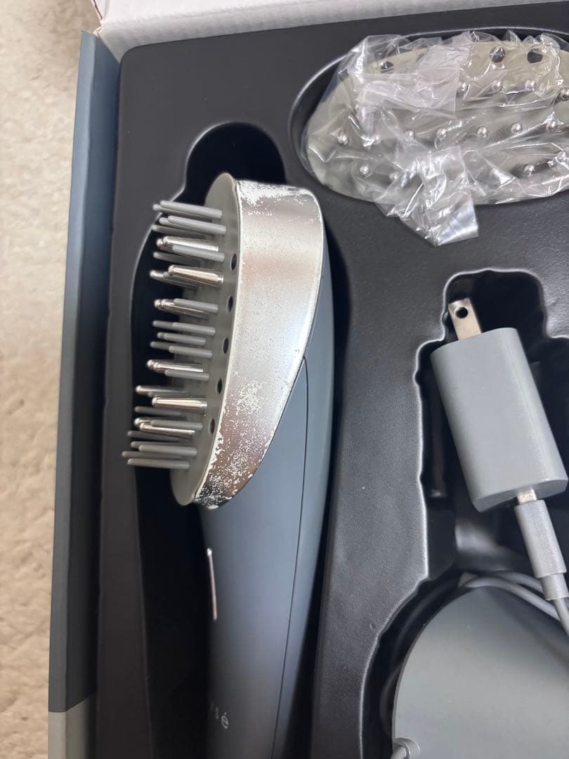 myse 美顔器 マッサージ機能付き グレー 充電器付き