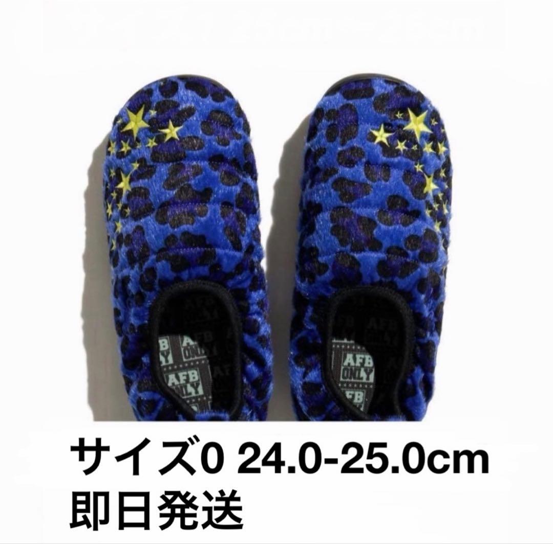 afb × SUBU LEOPARD STAR MULE 青 スブ レオパード
