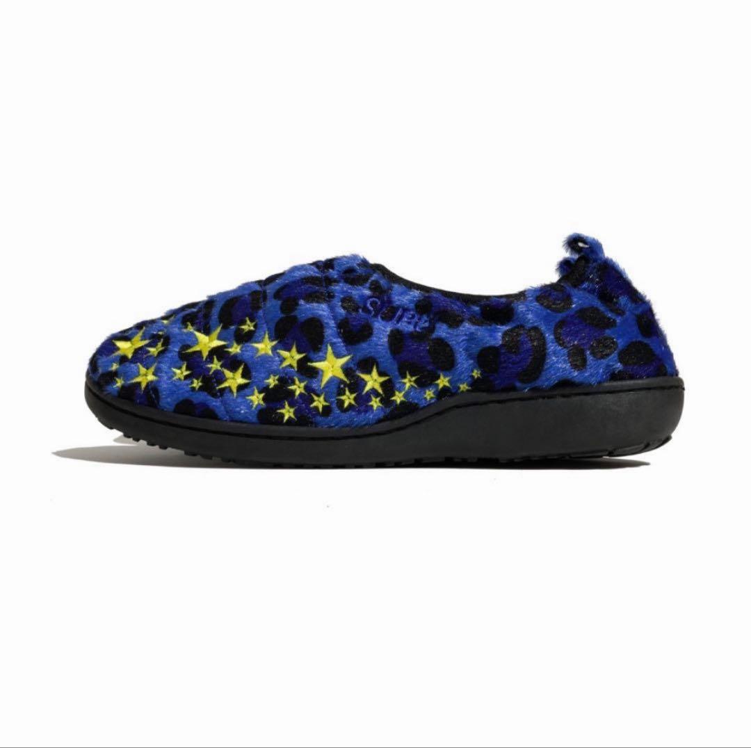 afb × SUBU LEOPARD STAR MULE 青 スブ レオパード