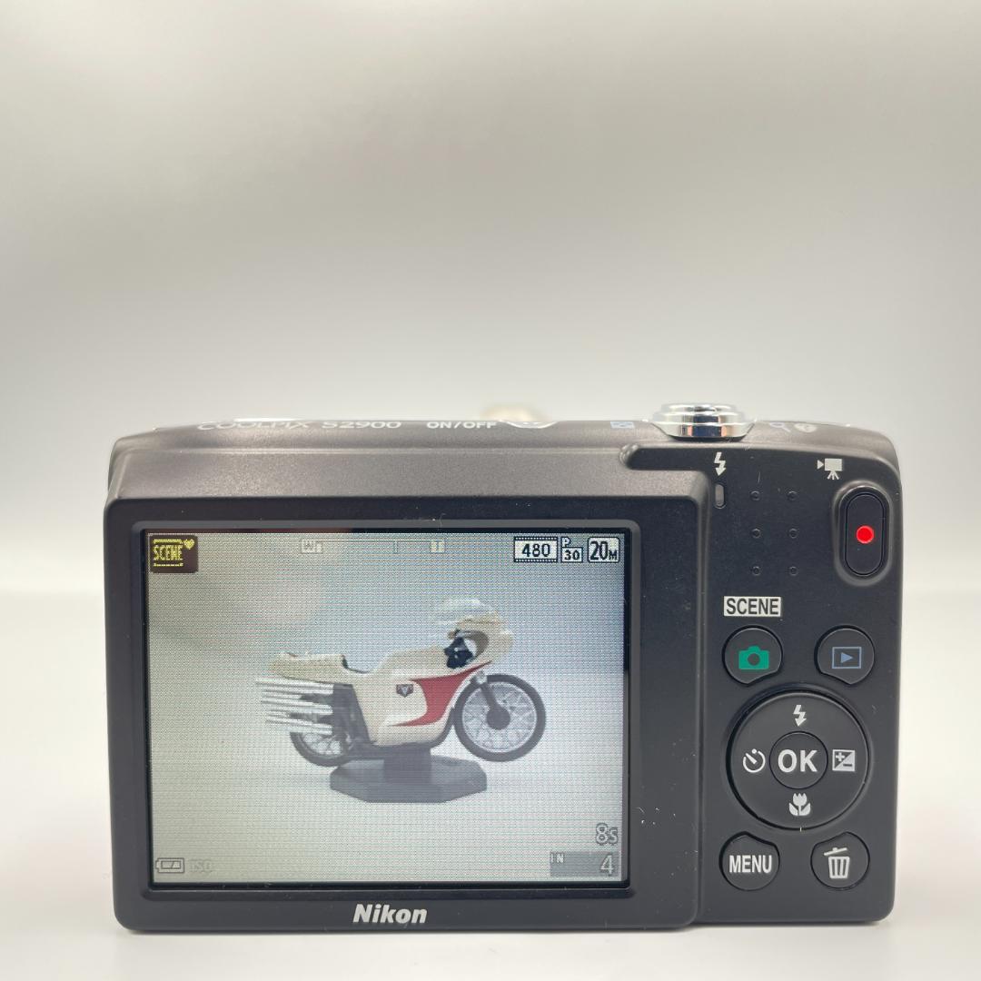 【動作品・転送特典無料あり】Nikon coolpix S2900 RED