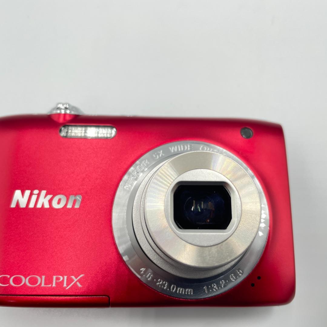 【動作品・転送特典無料あり】Nikon coolpix S2900 RED