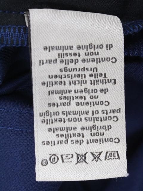 ▲エルメス セリエボタン コットン チノ ネイビー Mサイズ