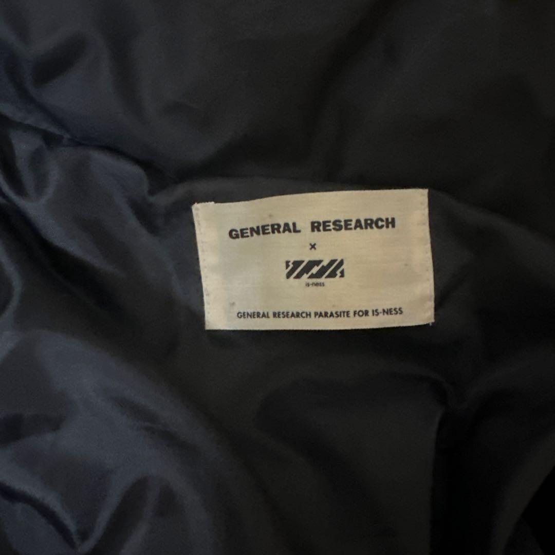 is-ness PARASITE PADDING JACKET ブラック