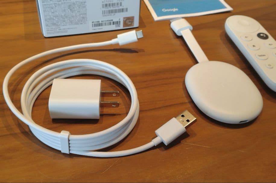 Chromecast with Google TV（4K） 付属品全てあり