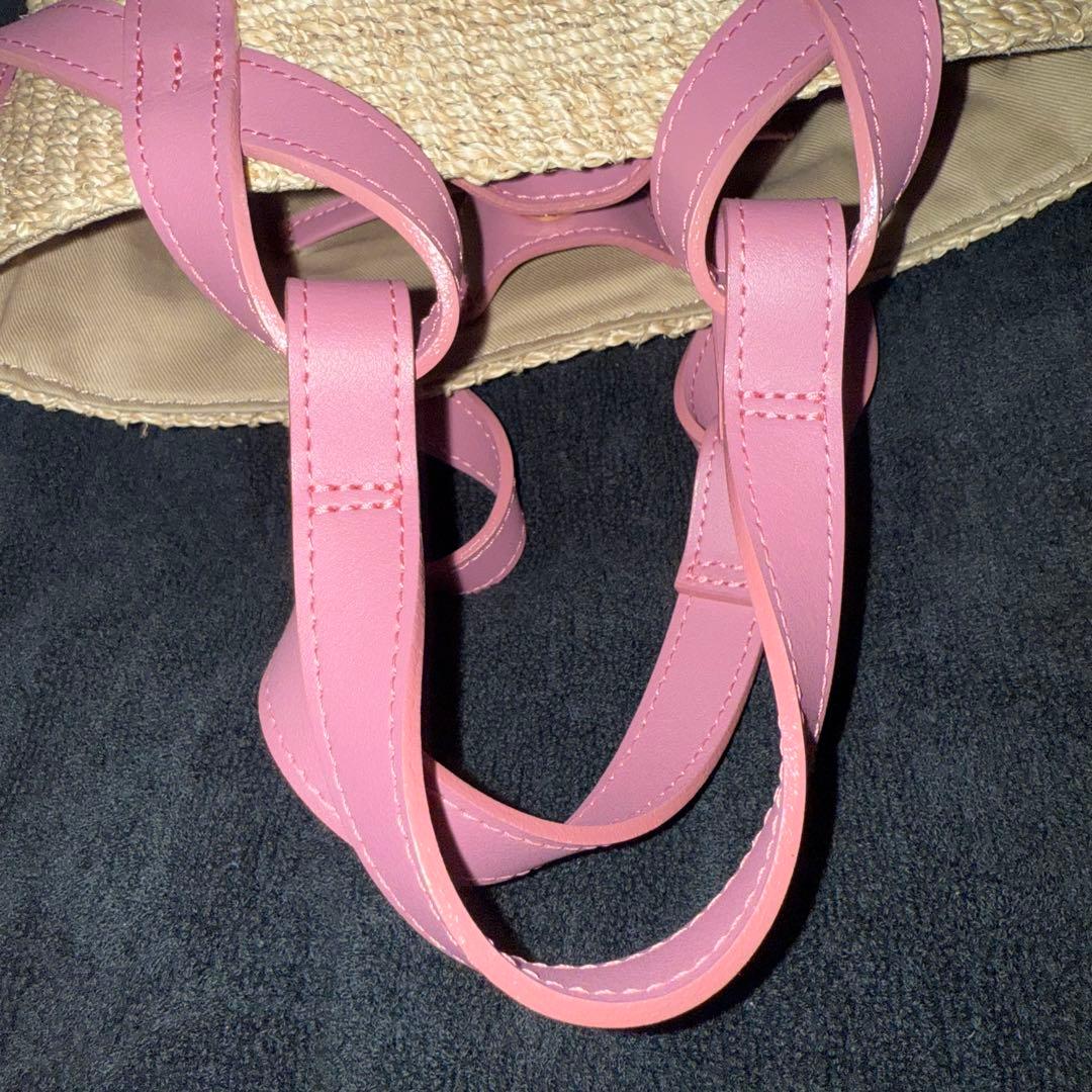 M*i様 VIOLAd'ORO ヴィオラドーロ かごバッグ ピンク