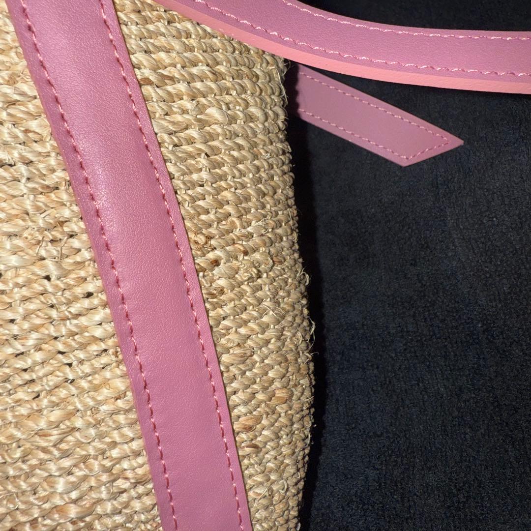 M*i様 VIOLAd'ORO ヴィオラドーロ かごバッグ ピンク