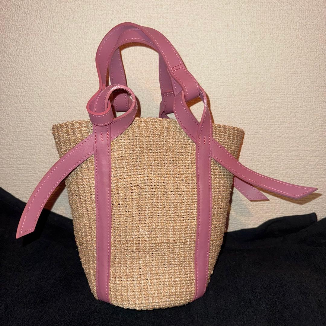 M*i様 VIOLAd'ORO ヴィオラドーロ かごバッグ ピンク