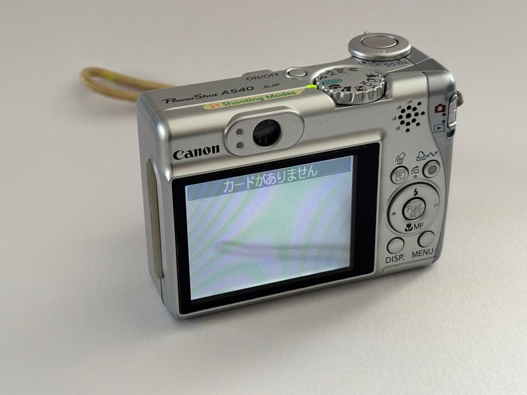 【美品・良好】Canon PowerShot A540 デジタルカメラ