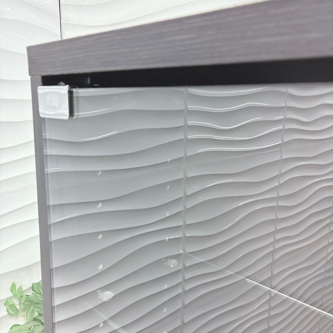 ④大阪府 神戸市 配達料無料！◇不二貿易◇ガラスコレクションケース◇ハイタイプ