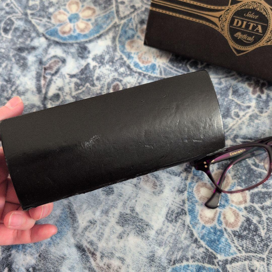 DITA Constanze メガネ パープル ケース付き