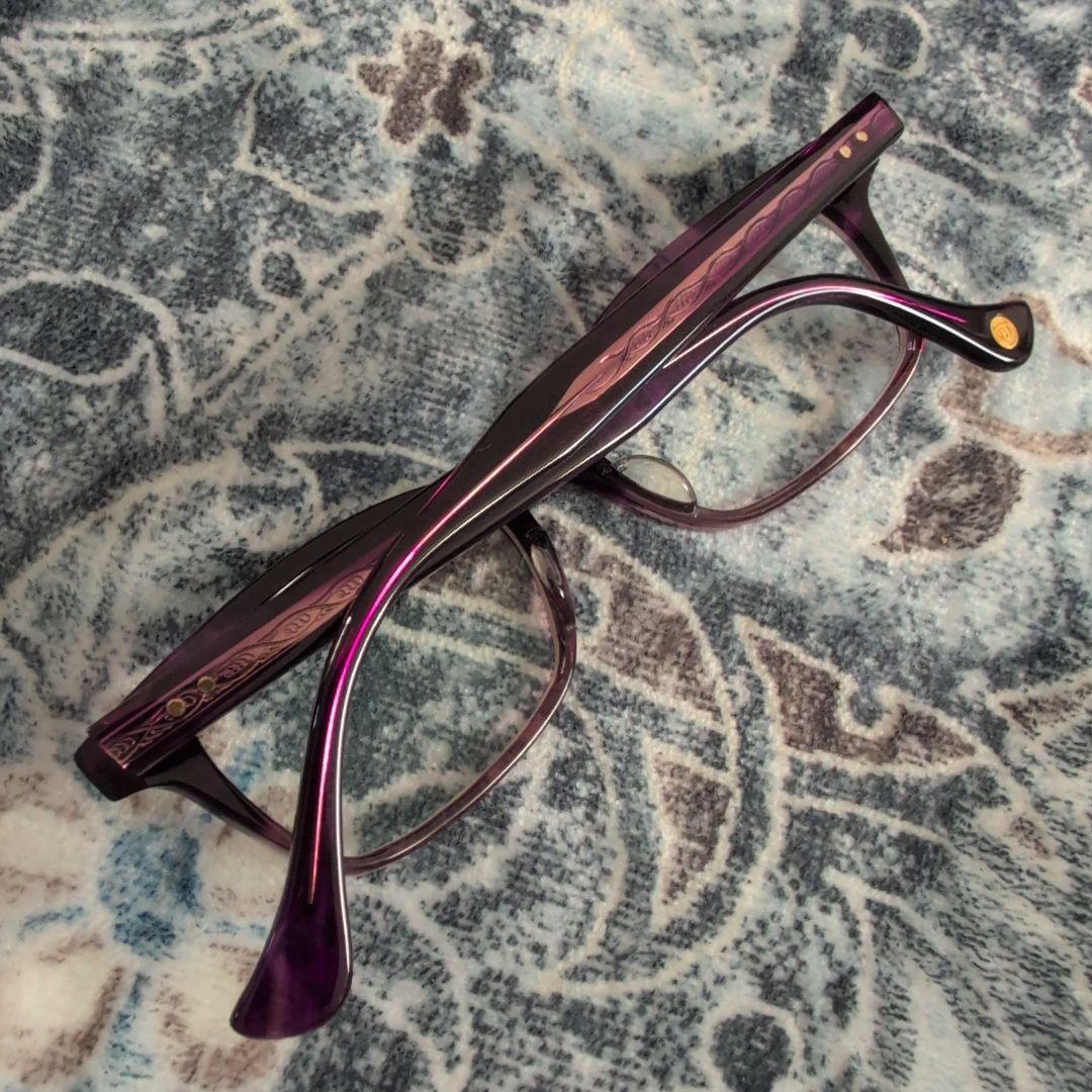 DITA Constanze メガネ パープル ケース付き